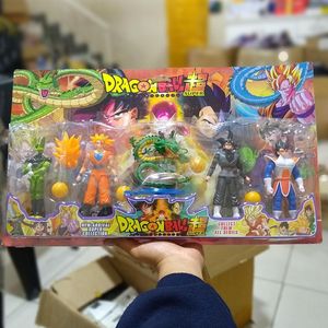 Kit Boneco Dragon Ball Z Action Figure Goku, Cell, Goku Black